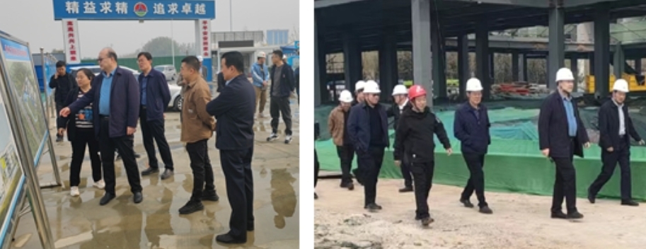 天衢新区建设管理部部长马金东调研重点项目建设情况