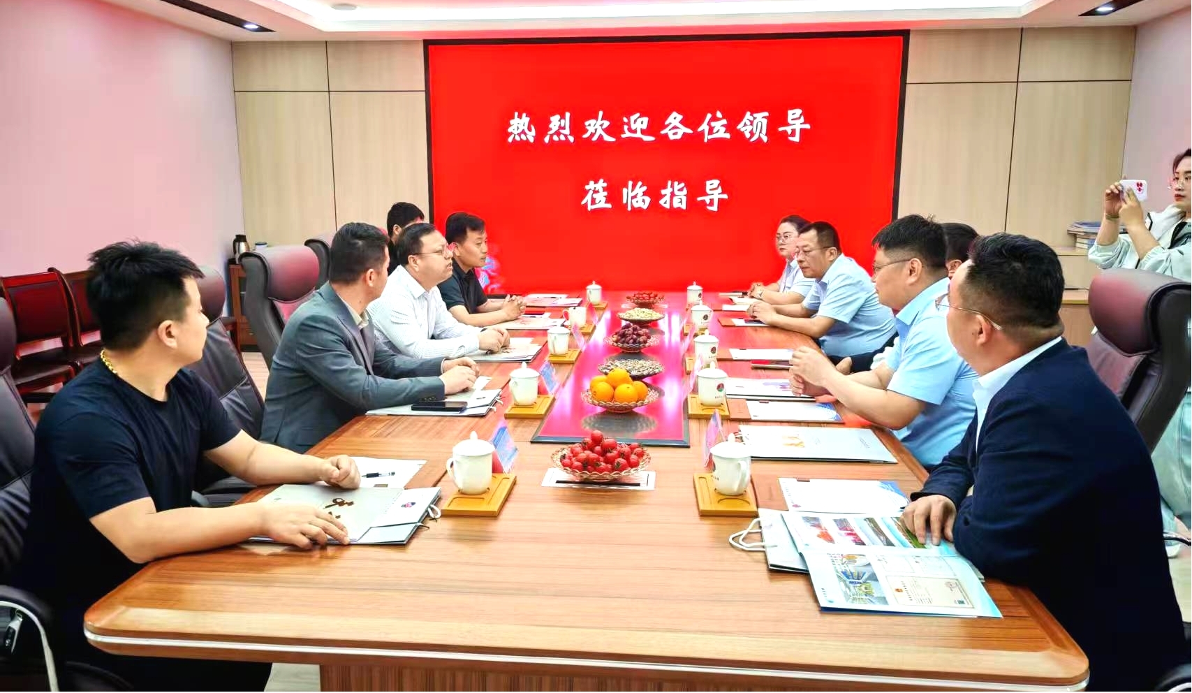 孟村县委组织部长刘晓伟莅临集团公司参观考察