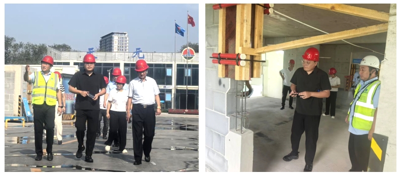 永旺集团总裁程龙莅临云河赋小区项目参观考察